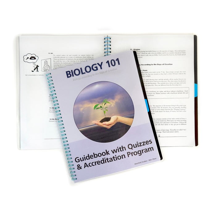 Biology 101 Guidebook with Quizzes & Accreditation Program