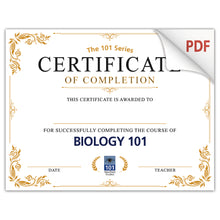 NEW! Course Completion Certificates (PDF)