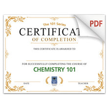 NEW! Course Completion Certificates (PDF)