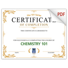 NEW! Course Completion Certificates (PDF)