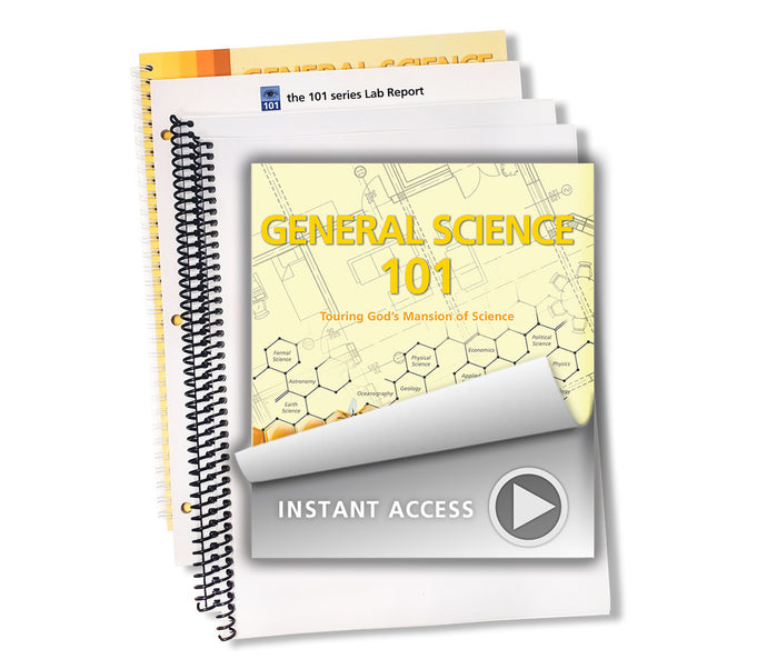 General Science 101 Streaming – Christian homeschool science course covering biology, chemistry, physics and earth science video lessons by The 101 Series