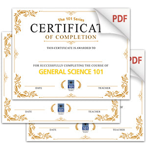 NEW! Course Completion Certificates (PDF)