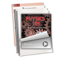 Physics 101 Streaming Bundle – complete Christian homeschool science curriculum with video lessons and companion notebooks by The 101 Series
