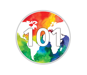 "101" Sticker