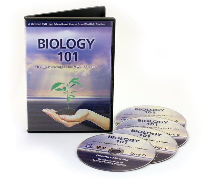 Biology 101 with 4 DVDs