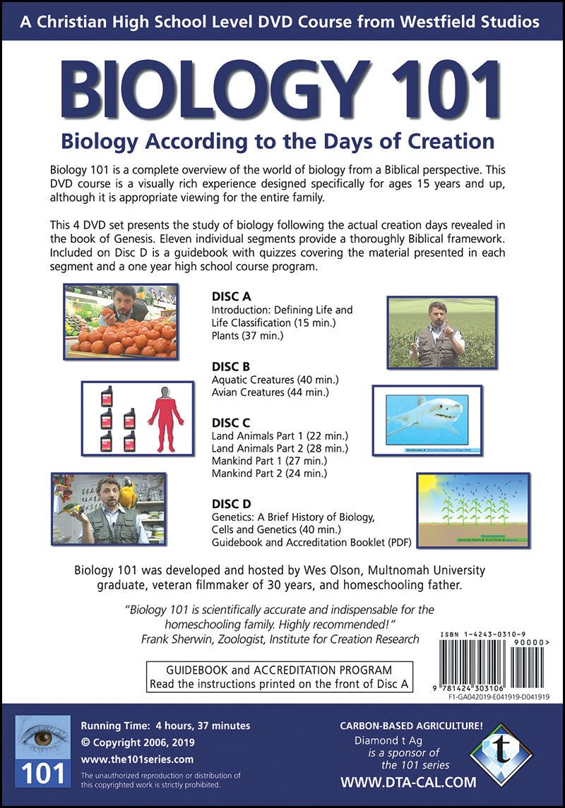 Biology 101 DVD Curriculum The 101 Series
