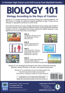 Biology 101 Back Cover