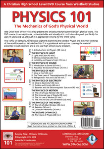 Physics 101 Back Cover