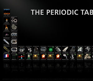 Periodic Table of the Elements black-1